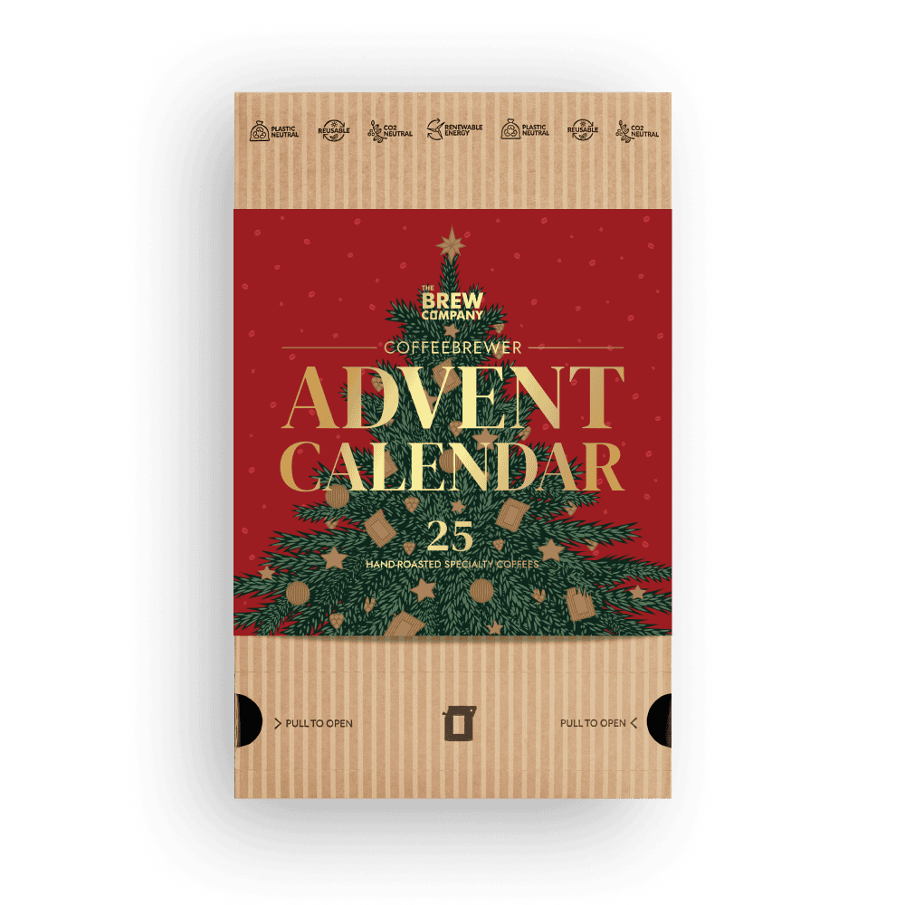 Festive Red Coffee Advent Calendar