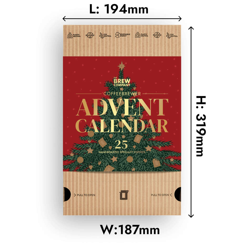 Festive Red Coffee Advent Calendar