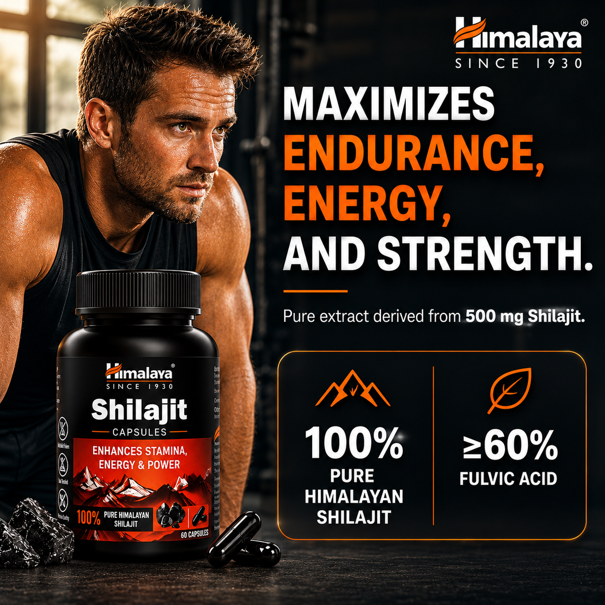 Himalaya SHILAJIT - 60 Capsules