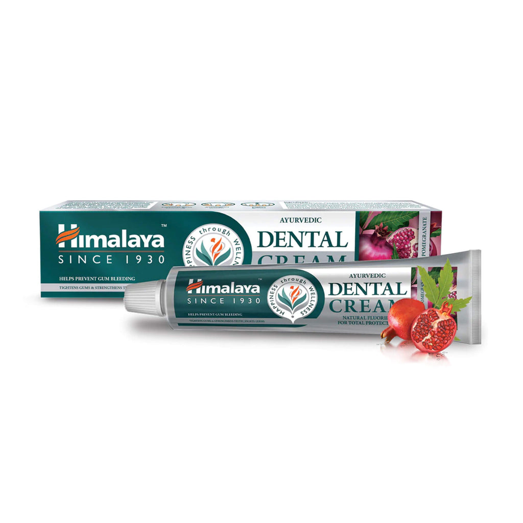 Himalaya Ayurvedic Dental Cream Herbal Toothpaste - Neem & Pomegranate - 100 g