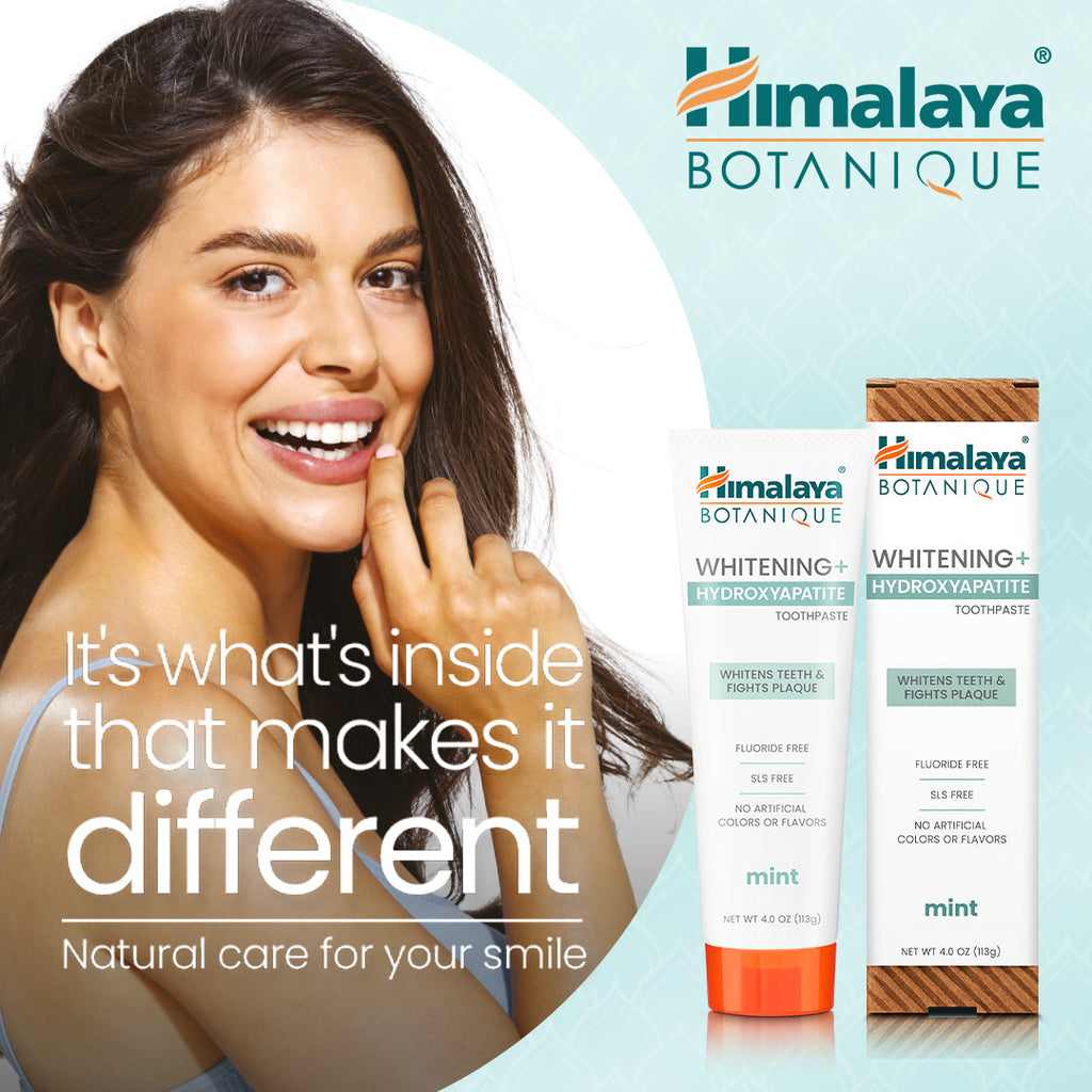 Himalaya Botanique Whitening + Hydroxyapatite Toothpaste - Mint 113g