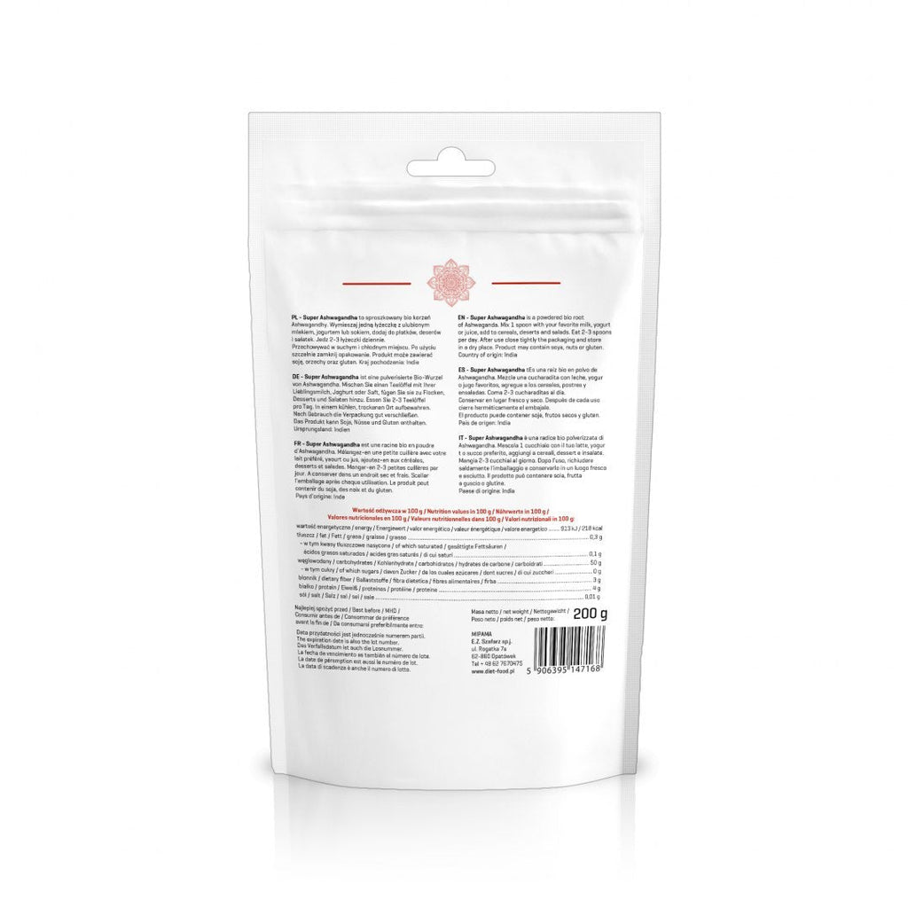 ORGANIC ASHWAGANDHA