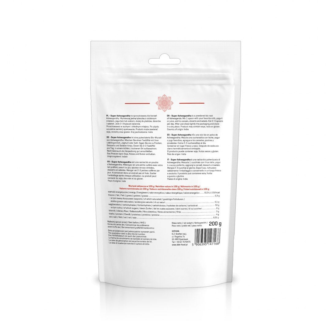 ORGANIC ASHWAGANDHA