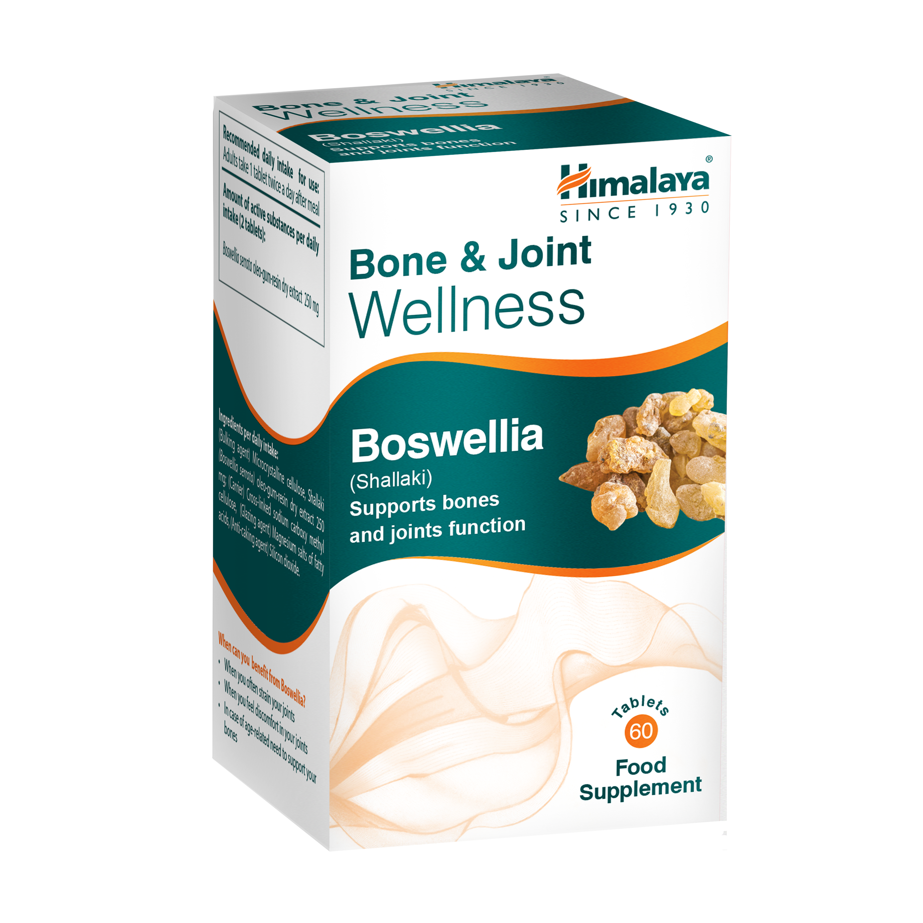 Himalaya Bone & Joint Wellness Boswellia - 60 Tablets