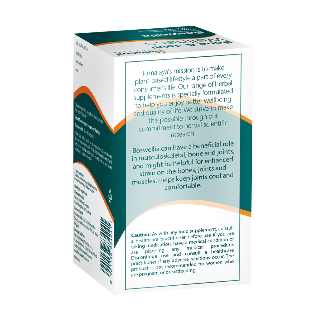 Himalaya Bone & Joint Wellness Boswellia - 60 Tablets