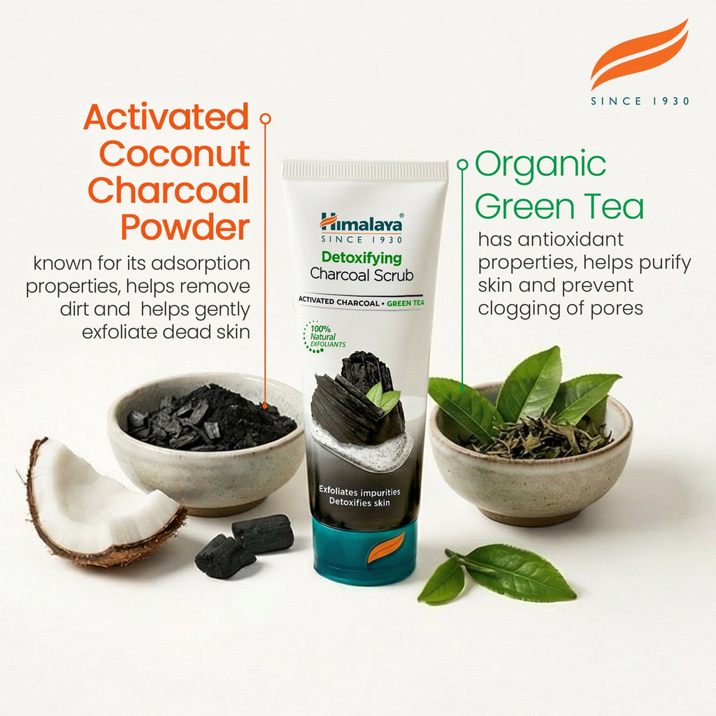 Himalaya Detoxifying Charcoal Scrub - 75ml