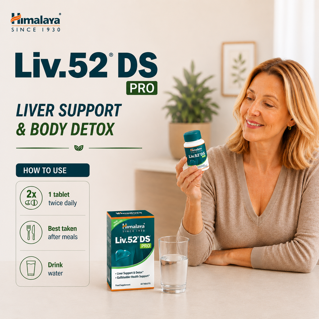 Himalaya Liv.52 DS PRO - 60 Tablets
