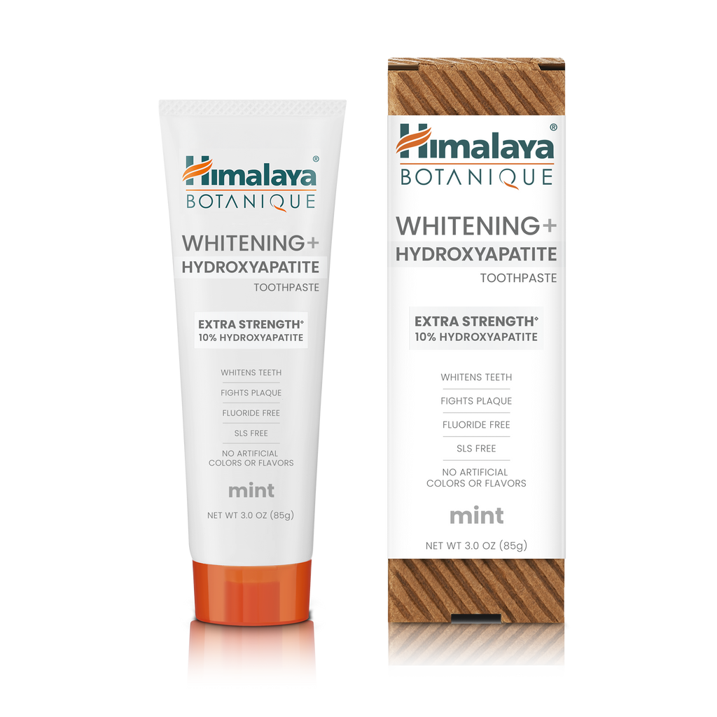 Himalaya Botanique Whitening+ Hydroxyapatite Toothpaste - Extra Strength Mint 85g