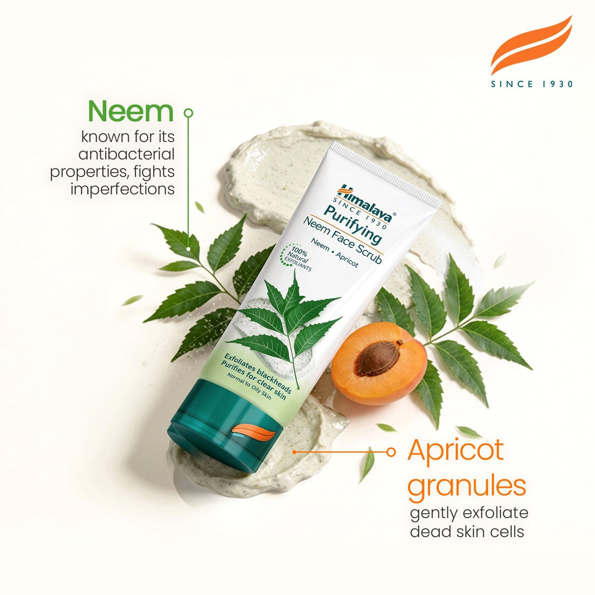 Himalaya Purifying Neem Scrub - 75ml