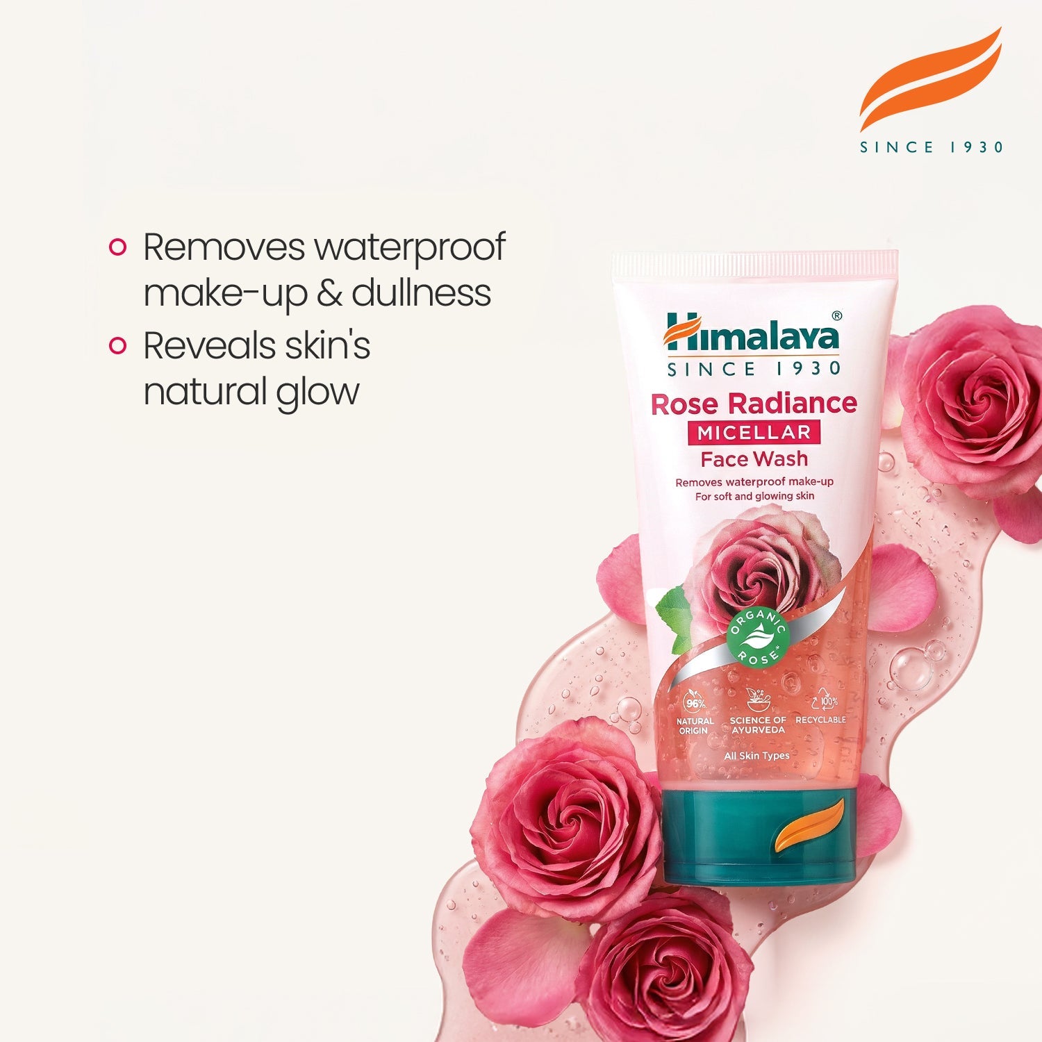 Himalaya Rose Radiance Micellar Face Wash - 150ml