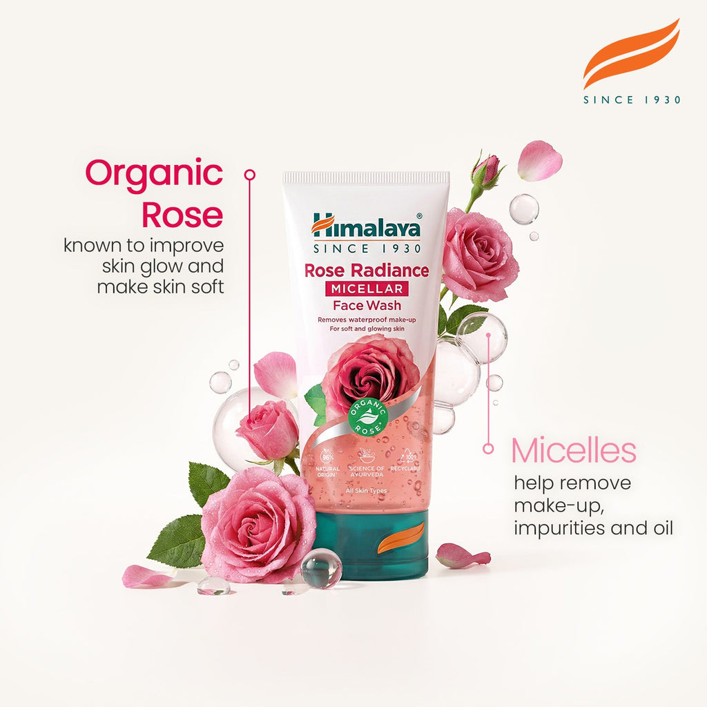 Himalaya Rose Radiance Micellar Face Wash - 150ml
