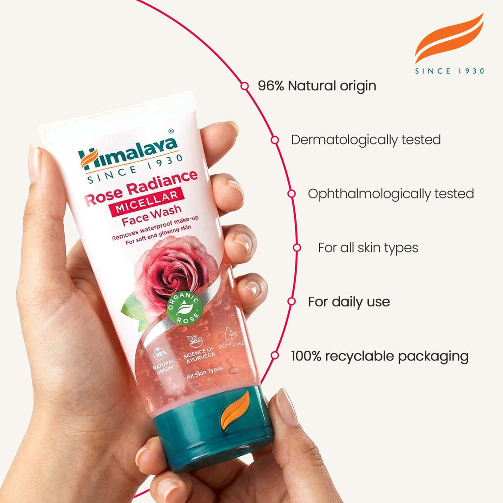 Himalaya Rose Radiance Micellar Face Wash - 150ml