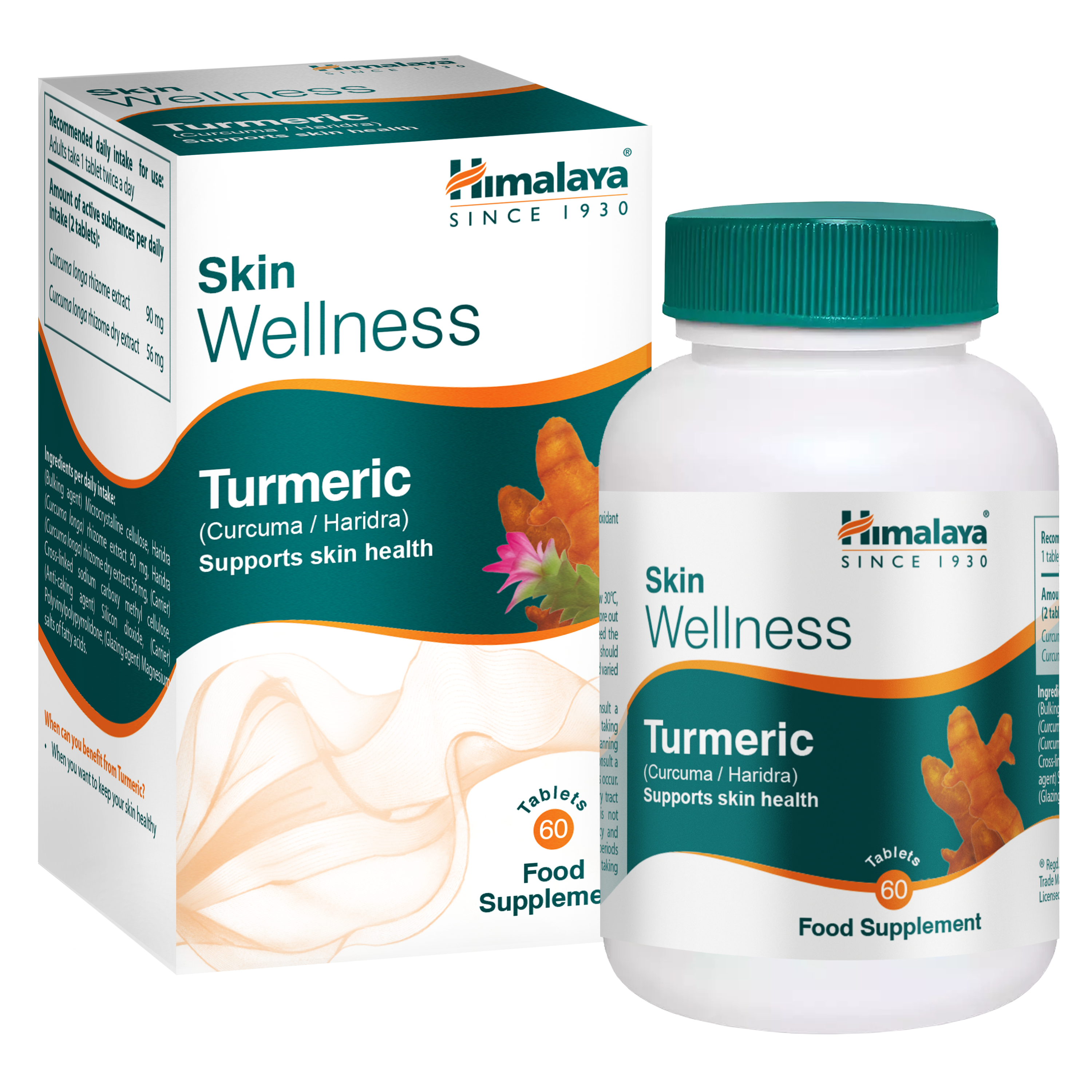 Himalaya Skin Wellness Turmeric - 60 Tablets