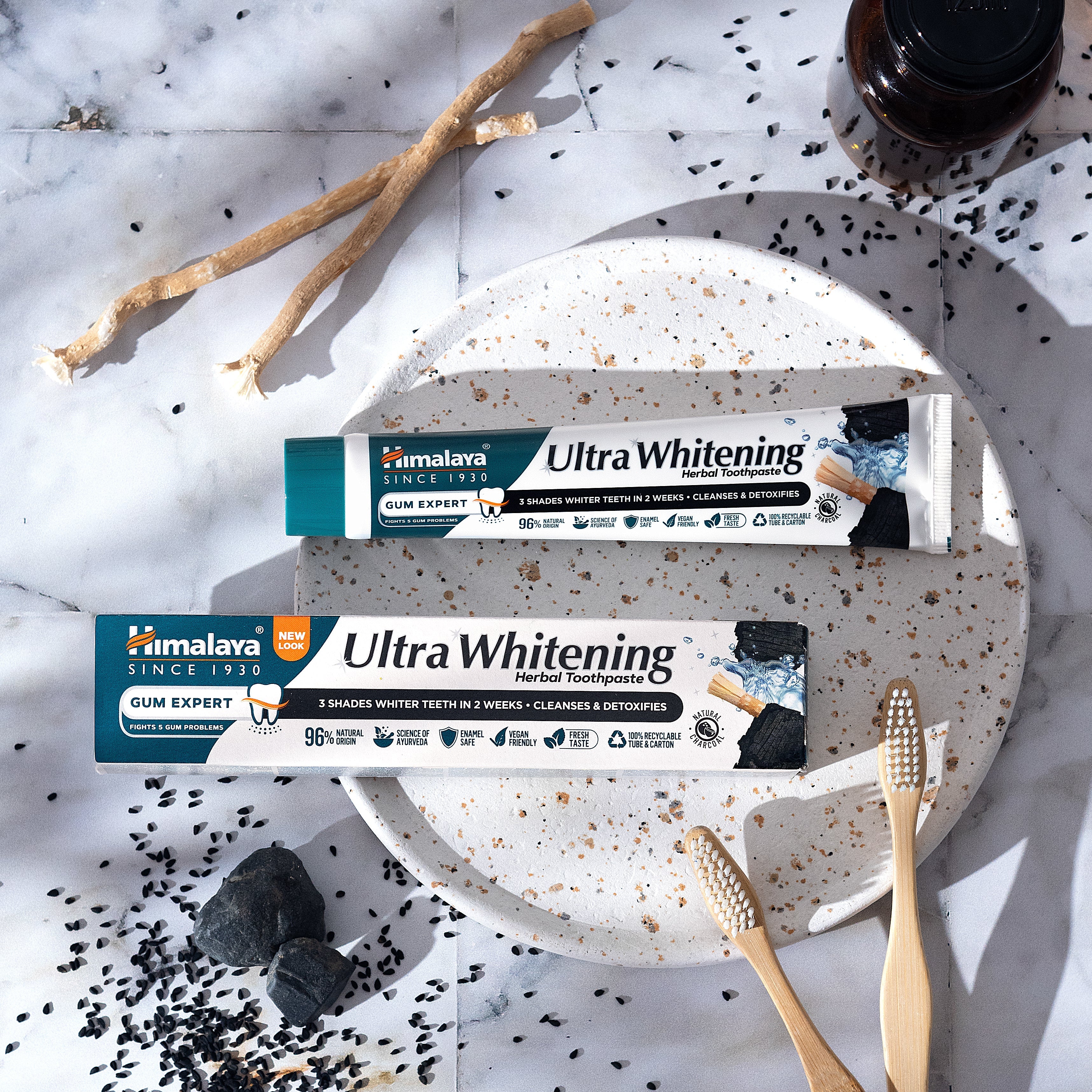 Himalaya Gum Expert Ultra Whitening Herbal Toothpaste - 75 ml