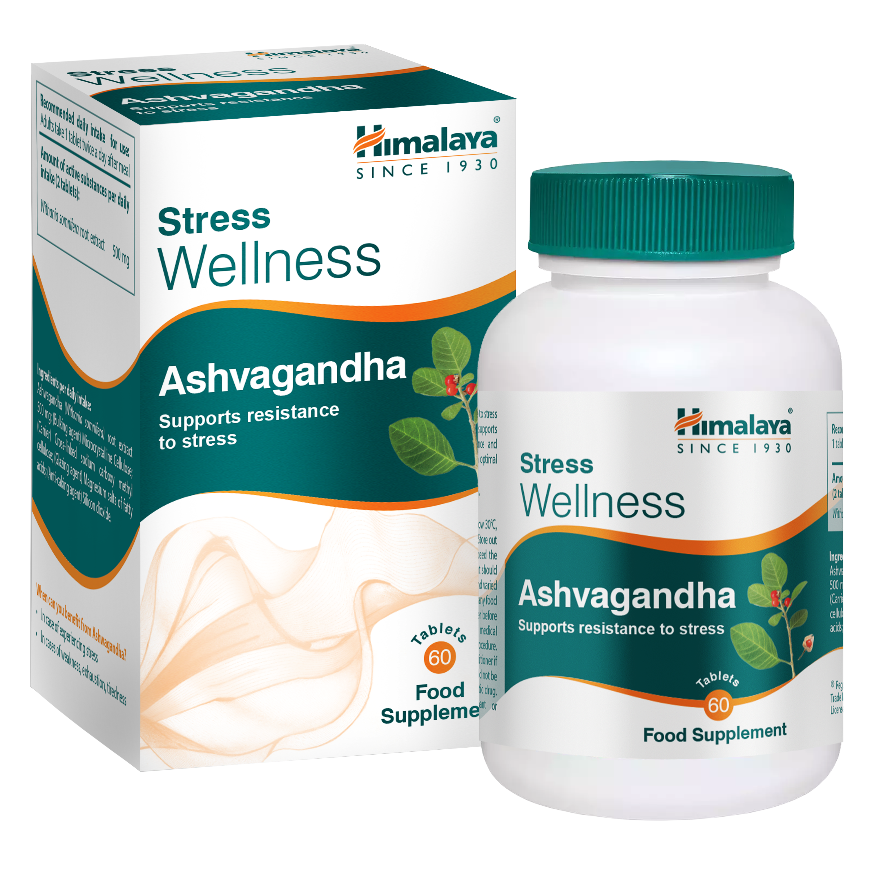 Himalaya Stress Wellness Ashvagandha - 60 Tablets